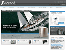 Tablet Screenshot of penguinfrigo.co.uk